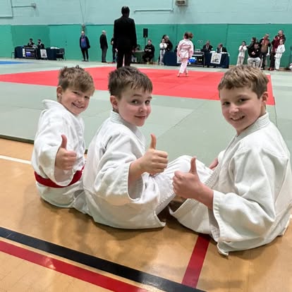 Ely Dojo junior members at competition