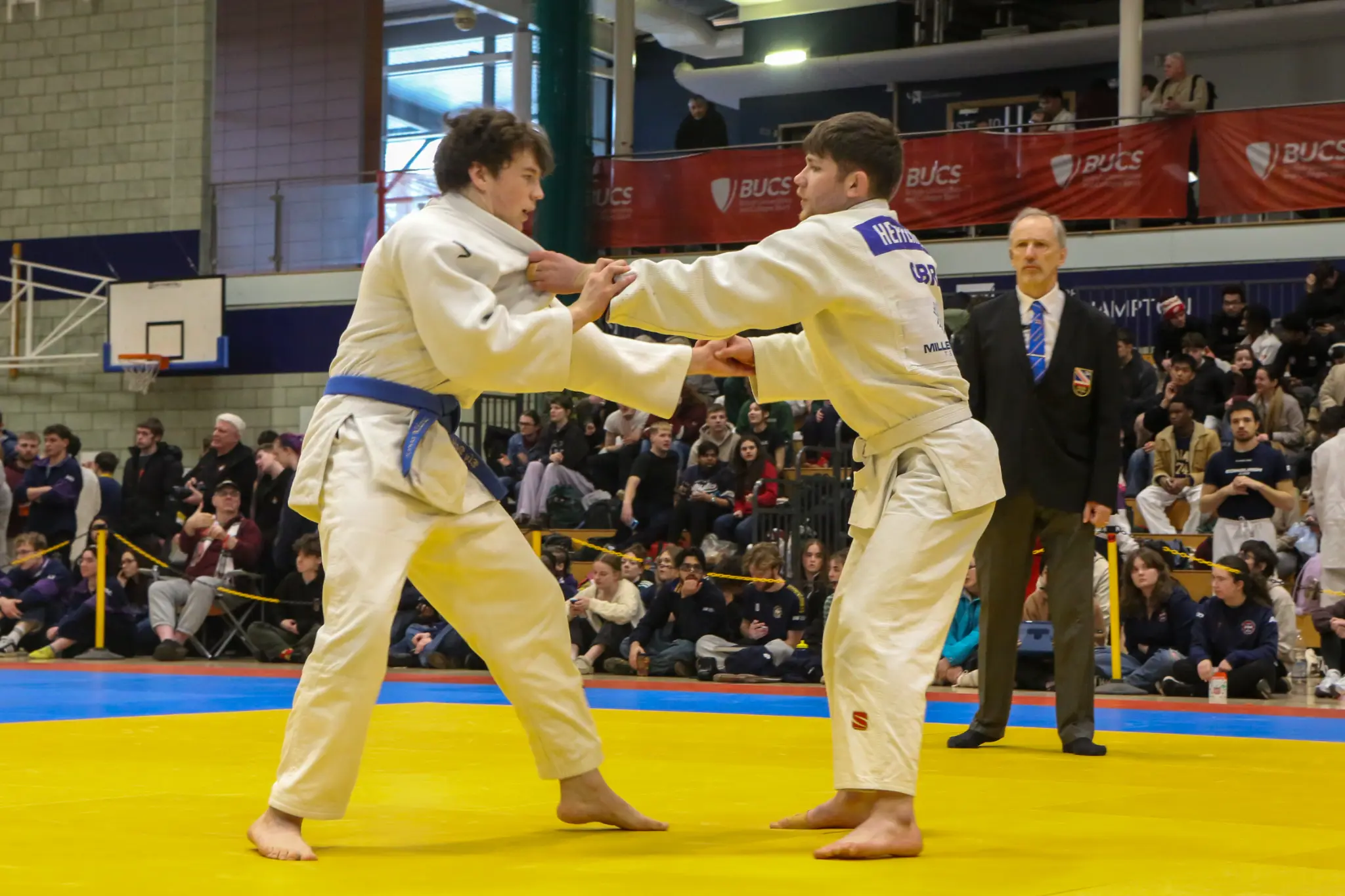 Contest judo — Ely Dojo members competing at BUCS Championships